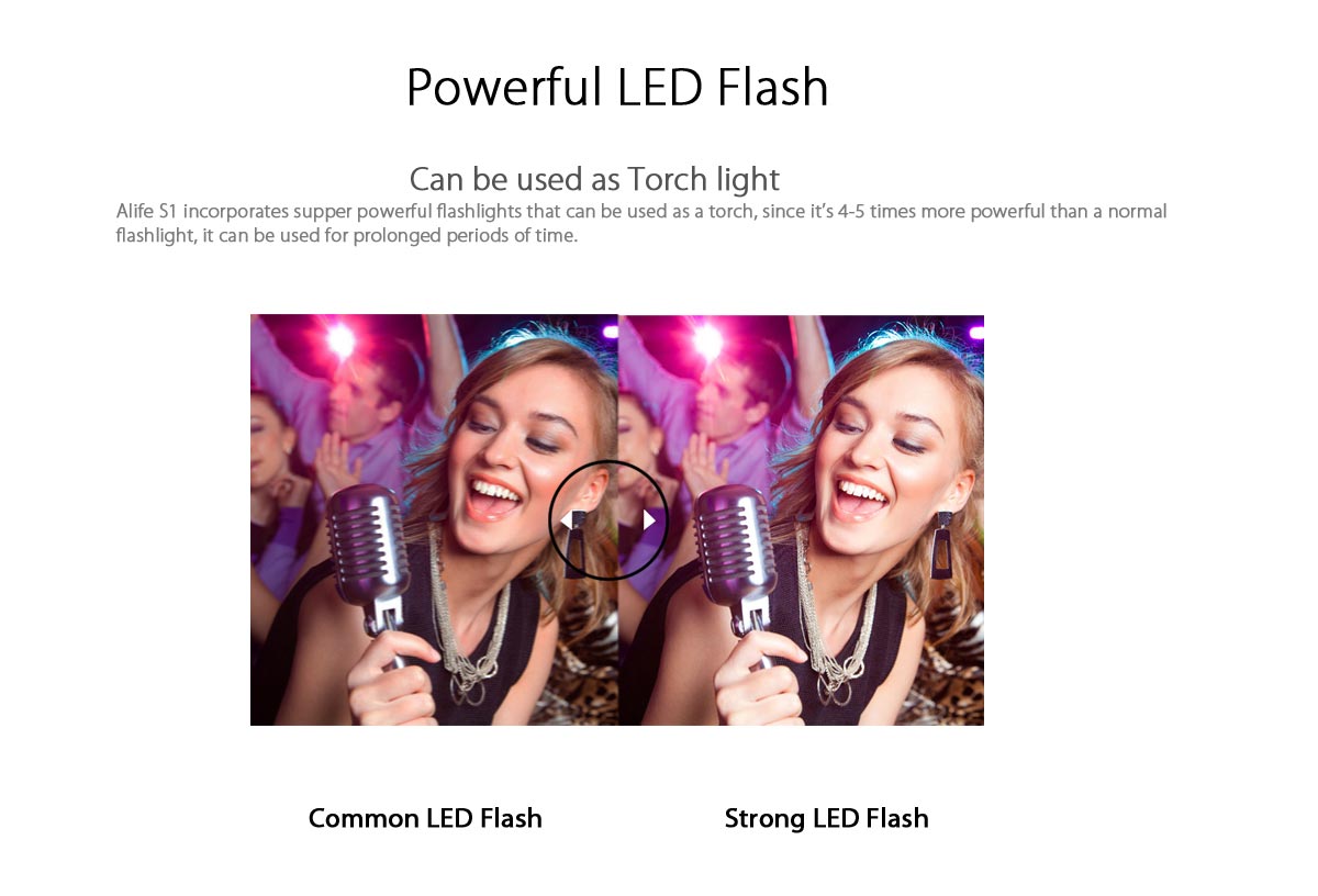 alife s1 powerful led flash